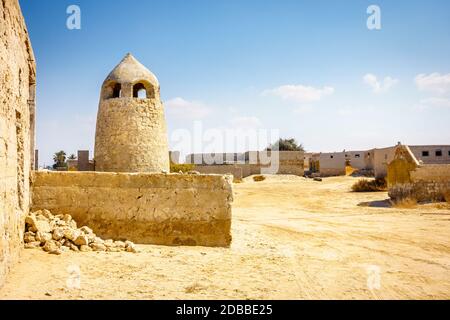 Geisterstadt Al Jazirat Al Hamra in Ras Al Khaimah, VAE Stockfoto