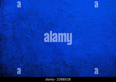 Abstrakt Grunge dekorative marineblau Zement Stuckwand Hintergrund. Stilisierte strukturierte Banner-Tapete. Stockfoto