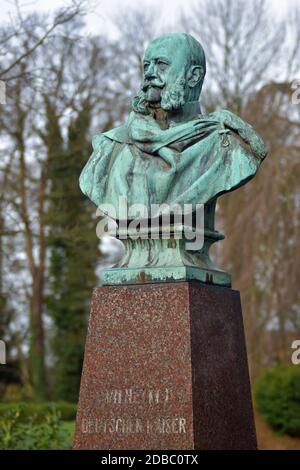 Bundeskanzler Otto FÃ¼rst von Bismarck in Bergedorf Stockfoto