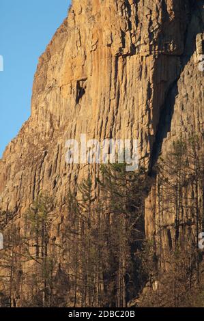 Morro de Pajonales im Integralen Naturreservat von Inagua. Tejeda. Gran Canaria. Kanarische Inseln. Spanien. Stockfoto