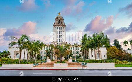 BEVERLY HILLS, KALIFORNIEN - 20. November 2019: Beverly Hills ist eine Stadt im kalifornischen Los Angeles County. Hier finden sich viele Hollywood-Stars Stockfoto