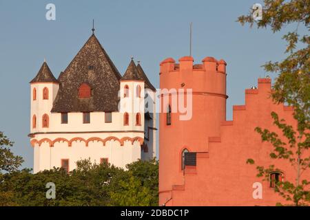 Geographie / Reisen, Deutschland, Hessen, Eltville am Rhein, Eltville, Schloss Crass und Kurburg in , Additional-Rights-Clearance-Info-not-available Stockfoto
