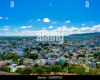 Port Louis, Mauritius Island - 19. Jun 2014 : Blick auf Port Louis Hauptstadt der Insel Mauritius Stockfoto