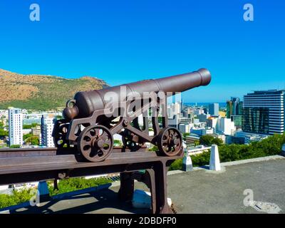 Port Louis, Mauritius Island - 19. Jun 2014 : Blick auf Port Louis Hauptstadt der Insel Mauritius Stockfoto