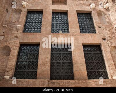 Die Bäder von Diokletian (Thermae Diokletiani) in Rom. Italien Stockfoto