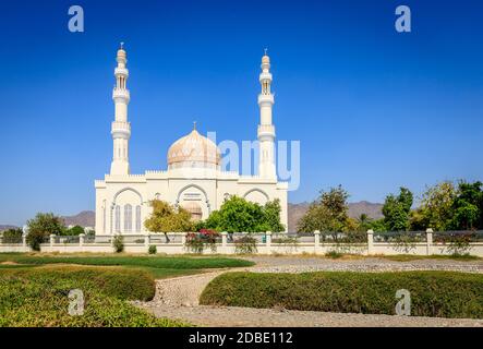 Sultan Qaboos Moschee in Rustaq, Oman Stockfoto