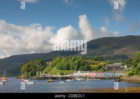 Hafen von Portree, Isle os Skye Stockfoto