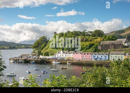 Hafen von Portree, Isle os Skye Stockfoto