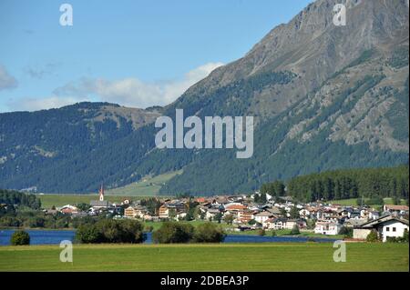 Paznauntal in Italien Stockfoto