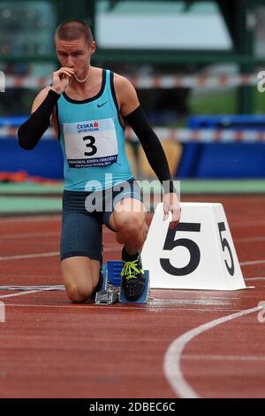 Prag, Tschechische Republik. Juni 2013. Odlozil Memorial international Athletic in Prag, Tschechische Republik, 10. Juni 2013. Pavel Maslak aus der Tschechischen Republik an der Gedenkstätte Odlozil. *** Lokale Bildunterschrift: Slavek Ruta/ZUMA Wire/Alamy Live News Stockfoto