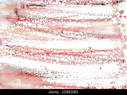 Mit Wachskreide Buntstifte handbemalte Aquarell waschen Hintergrund aus den Primärfarben rot, blau und gelb Stockfoto