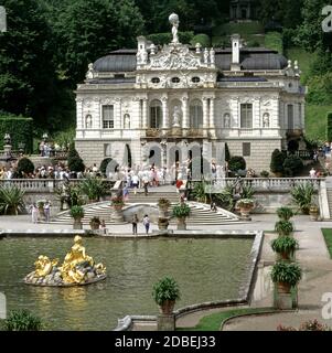 Schloss Linderhof, Deutschland Stockfoto