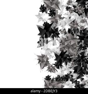 Vektor Moderne geometrische Form. 3d-Polygonhintergrund. Stock Vektor