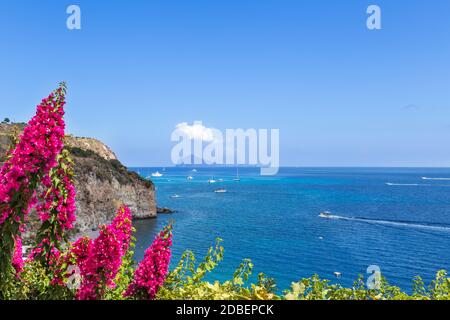 Vulkan Stromboli Archipel Eolie Sizilien Italien Stockfoto