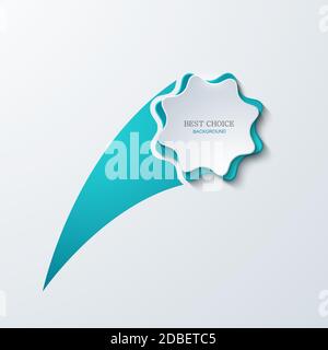 Vektor moderne Stern Banner Hintergrund. Stock Vektor