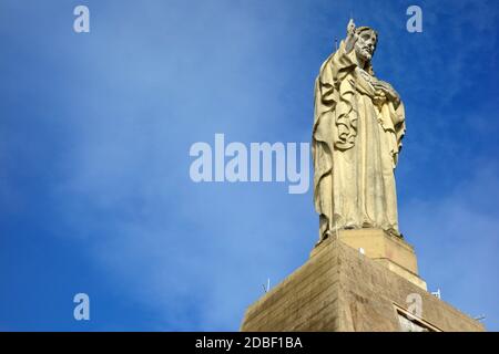 Christusstatue in San Sebastian Stockfoto