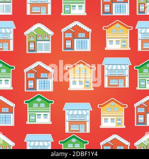 Trendige nahtlose Vektor-Design-Kunst, pabric Stock Vektor