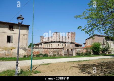 Castello di Cavernago Stockfoto