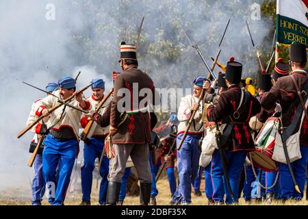 Unabhängigkeit von 1848 in Ungarn. Stockfoto