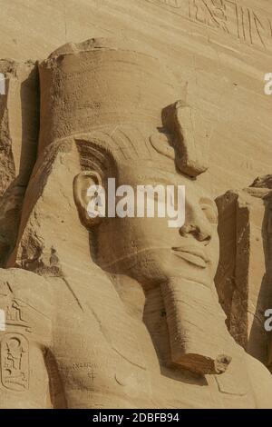 ABU SIMBEL TEMPEL Stockfoto