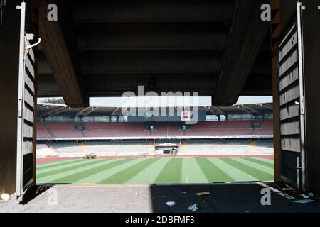 Gesamtansicht des FC Köln, Mungersdorfer Stadion, Lindenthal, Köln, Deutschland im Bild am 20. September 1994 Stockfoto