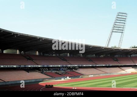 Gesamtansicht des FC Köln, Mungersdorfer Stadion, Lindenthal, Köln, Deutschland im Bild am 20. September 1994 Stockfoto