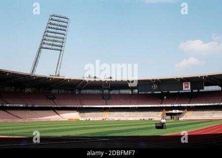 Gesamtansicht des FC Köln, Mungersdorfer Stadion, Lindenthal, Köln, Deutschland im Bild am 20. September 1994 Stockfoto