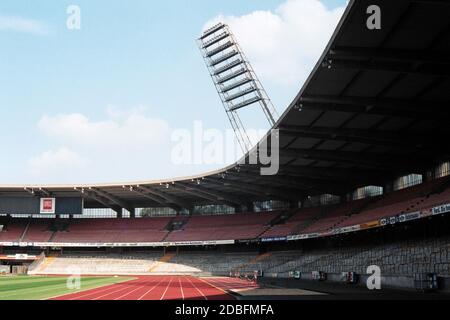 Gesamtansicht des FC Köln, Mungersdorfer Stadion, Lindenthal, Köln, Deutschland im Bild am 20. September 1994 Stockfoto