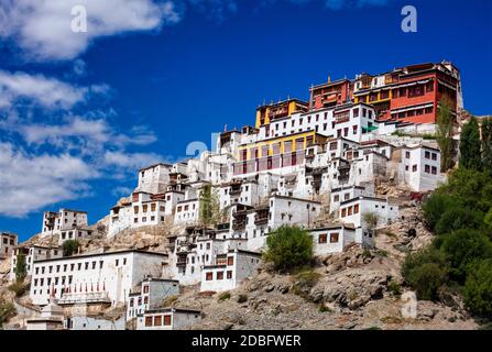 Thiksey Gompa (tibetisch-buddhistischen Kloster) im Himalaya. Ladakh, Indien Stockfoto