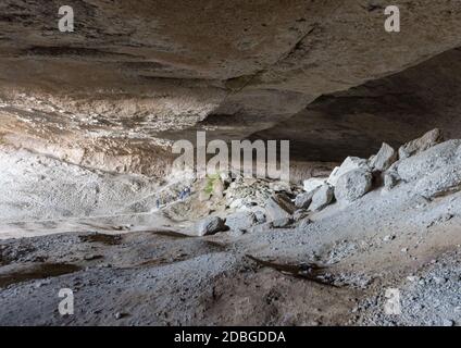 Mylodon Höhle Naturdenkmal in der Nähe von Puerto Natales, Chile Stockfoto