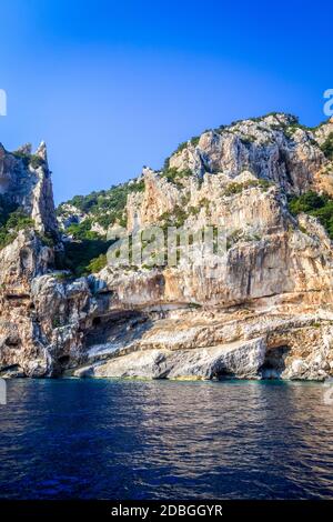 Pools des Venusstrands im Golf von Orosei, Sardinien, Italien Stockfoto