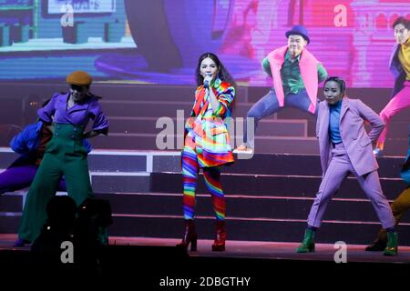 Taipeh, Taiwan. November 2020. Ella tritt am 15. November 2020 auf der± Ella Show in Taipei, Taiwan, China auf.(Foto: TPG) (Foto: Top Photo/Sipa USA) Quelle: SIPA USA/Alamy Live News Stockfoto