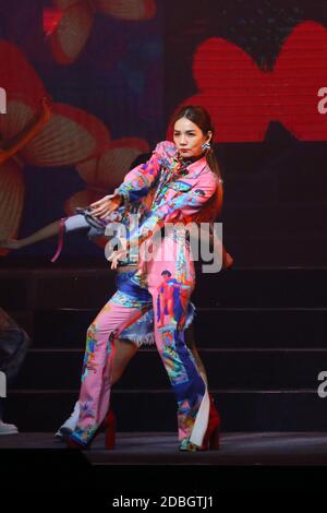 Taipeh, Taiwan. November 2020. Ella tritt am 15. November 2020 auf der± Ella Show in Taipei, Taiwan, China auf.(Foto: TPG) (Foto: Top Photo/Sipa USA) Quelle: SIPA USA/Alamy Live News Stockfoto