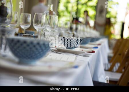 Restaurant chillen zurückhaltend elegante Lifestyle-Konzept Stockfoto