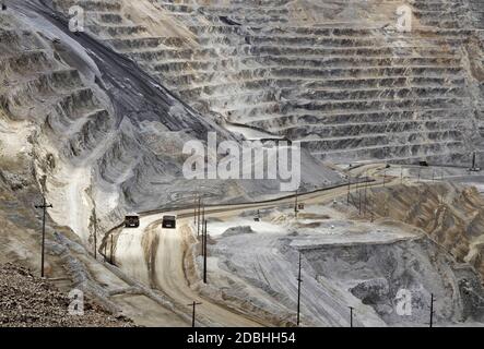 Kennecott, Kupfer, Gold und Silber Betrieb außerhalb von Salt Lake City, Utah, United States Stockfoto