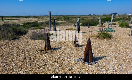 Prospect Cottage, Derek Jarman's Garden, Dungeness, Kent Stockfoto