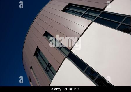 Abstraktes Gebäude Bild, Blackburn, Lancashire, Großbritannien. Stockfoto