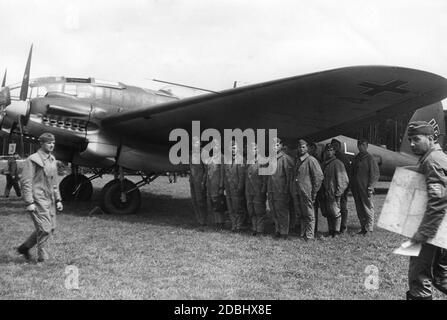 Geschwaderbesatzung der Luftwaffe auf dem Norddeutschen Luftwaffenstützpunkt Jever. Stockfoto