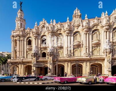 Gran Teatro de La Habana (Alicia Alonso) (Grand Theatre), Havanna, Provinz La Habana, Kuba, Westindien, Mittelamerika Stockfoto