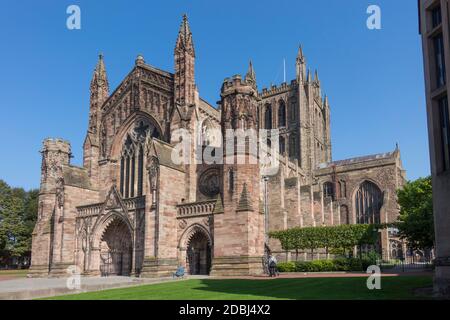 Kathedrale, Hereford, Herefordshire, England, Großbritannien, Europa Stockfoto