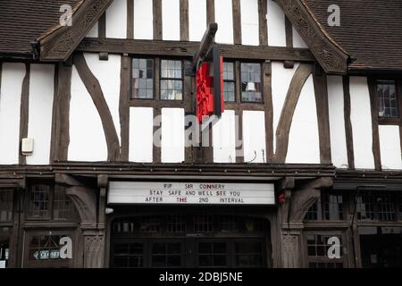 Außenansicht des Everyman Cinema in Oxted Surrey Stockfoto