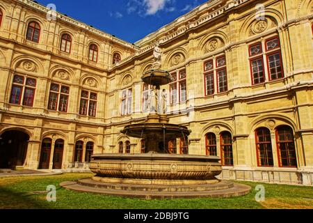 Österreich Wiener Staatsoper Stockfoto