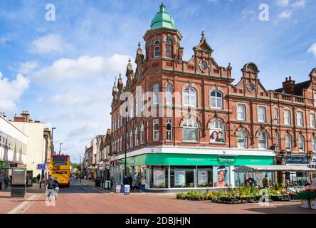 Burton on Trent Outdoor Marktstände im Market Place Burton upon Trent, Staffordshire, England, GB UK Europa Stockfoto