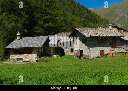 Planaval, val Aosta, Italien Stockfoto