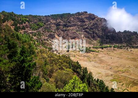 Cova de Paul votano Krater in Santo Antao Insel, Kap Verde, Afrika Stockfoto