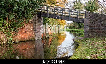 Kanal bei Stourport auf Severn, Worcestershire, England Stockfoto