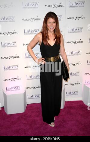 Debra Messing auf der LATISSE Launch Party und Make-A-Wish Foundation Benefit, Los Angeles, CA 26. März 2009 Stockfoto