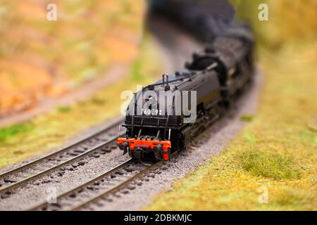 Modelleisenbahnen Stockfoto
