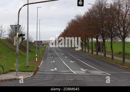 Schlesische Straße in Görlitz Königshufen Stockfoto