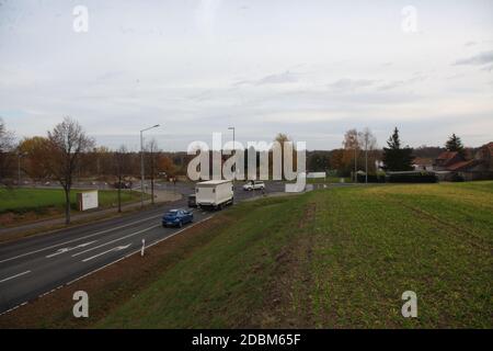 Schlesische Straße in Görlitz Königshufen Stockfoto